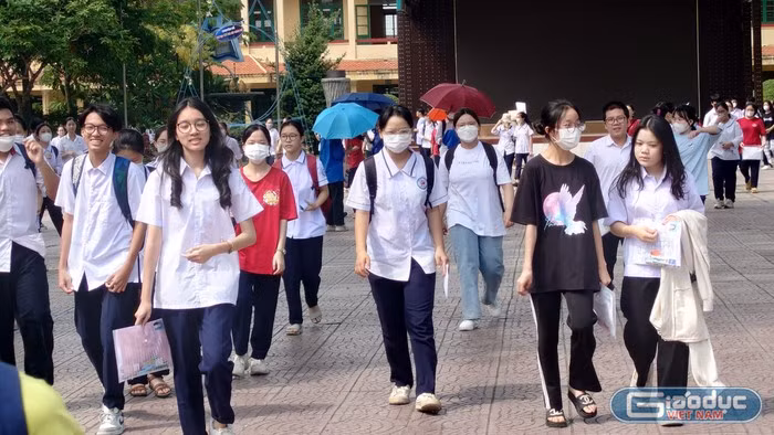 Năm học 2024-2025 là năm đầu tiên học sinh lớp 9 thi tuyển lớp 10 theo chương trình Giáo dục phổ thông 2018. Ảnh: giaoduc.net.vn