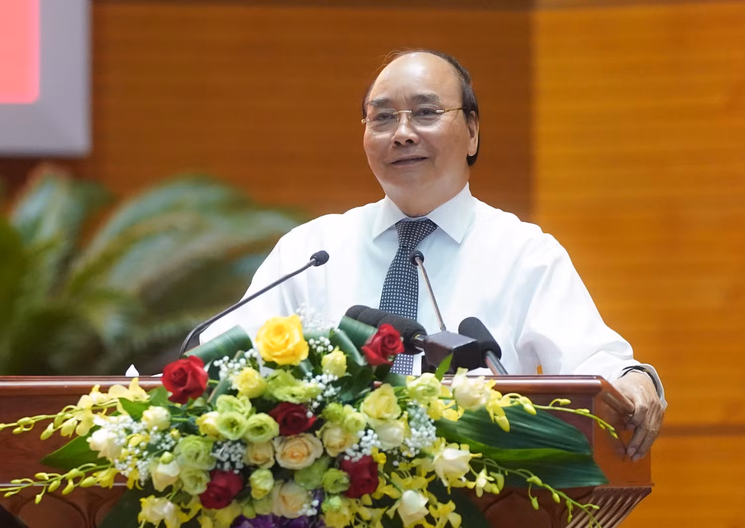 Thủ tướng phát biểu. Ảnh: VGP