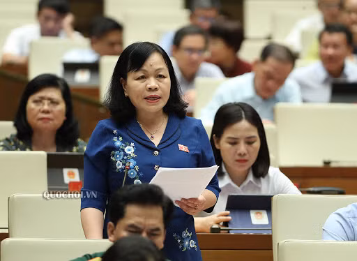 Đại biểu Nguyễn Thị Mai Hoa. Ảnh: Quochoi.vn
