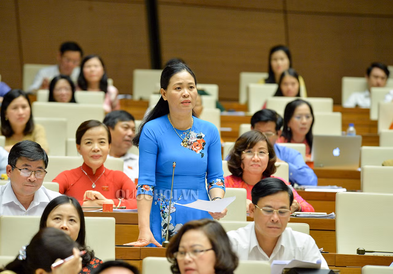 Đại biểu Nguyễn Thị Thu Dung - đoàn Thái Bình. Ảnh: Quochoi.vn Đại biểu Nguyễn Thị Thu Dung - đoàn Thái Bình. Ảnh: Quochoi.vn
