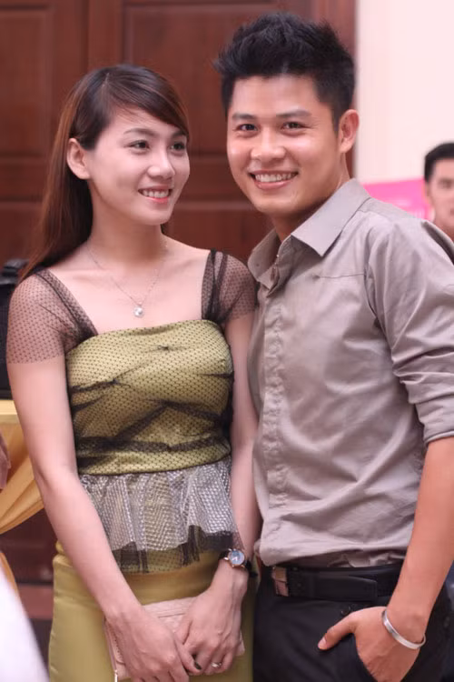 Nguyễn Văn Chung và bạn gái.