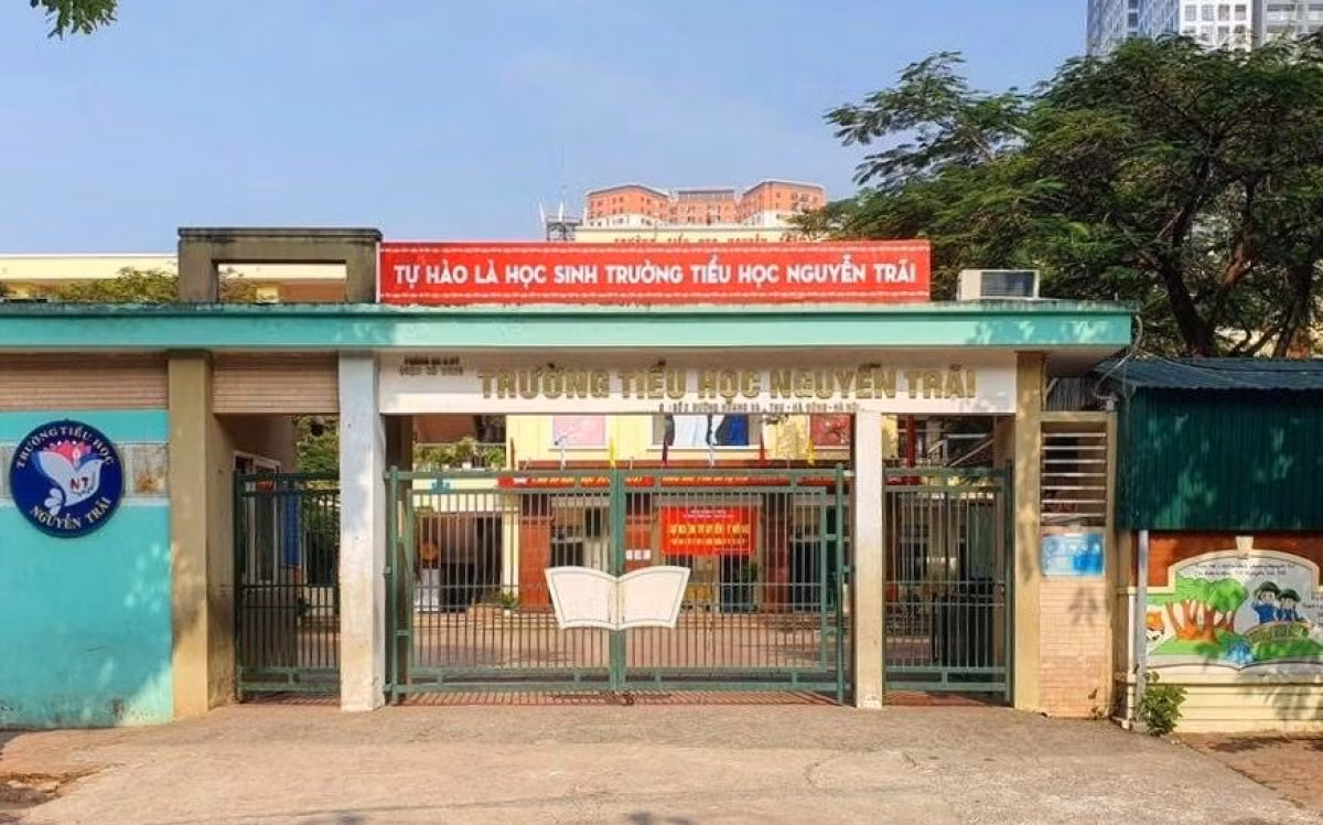 Trường Tiểu học Nguyễn Trãi, quận Hà Đông, Hà Nội (ảnh: VOV)