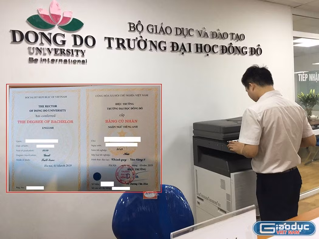 Trường Đại học Đông Đô (ảnh: Vũ Phương)
