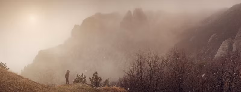 Mùa đông trên bán đảo Crimea