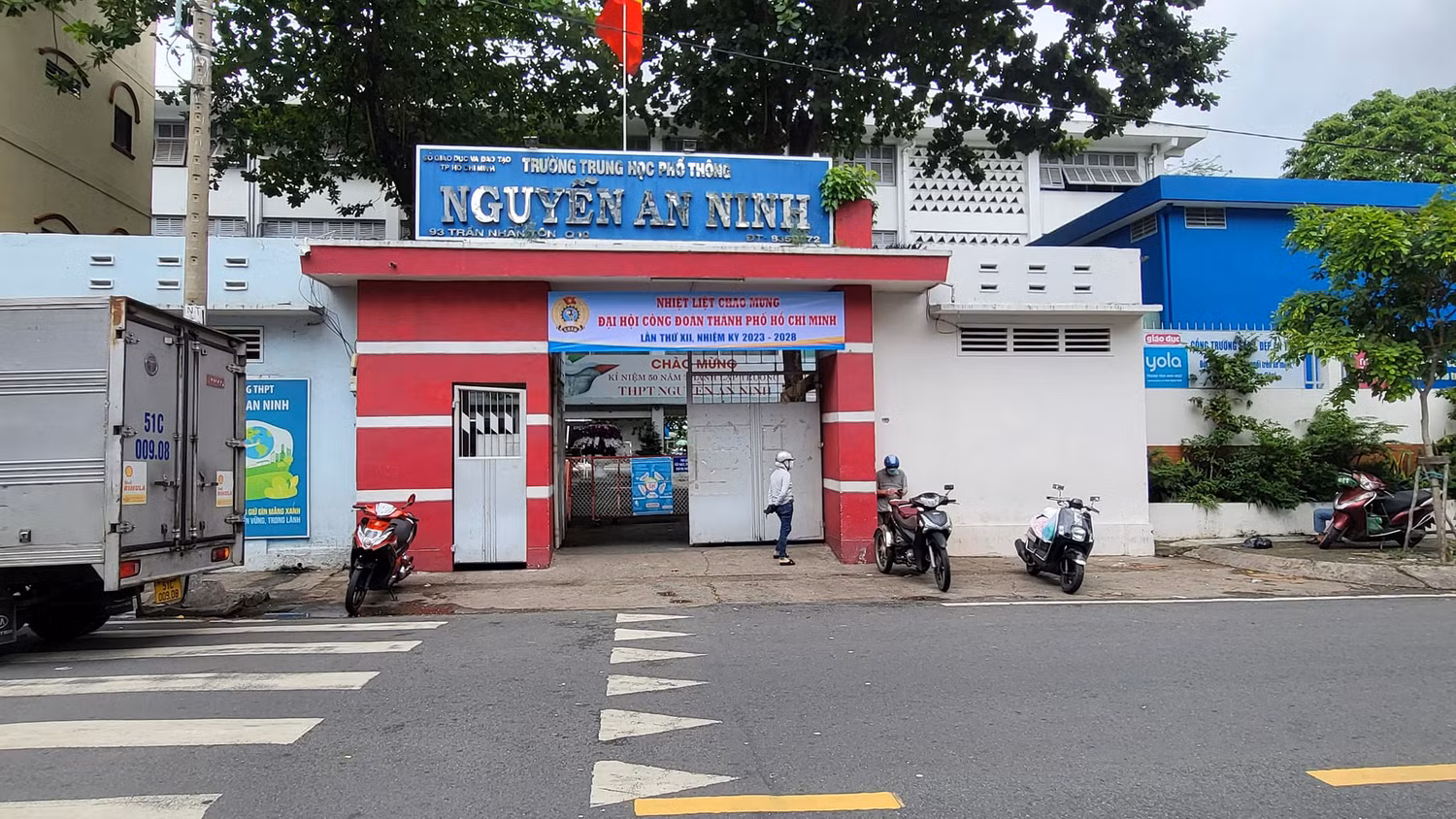 Trường trung học phổ thông Nguyễn An Ninh, Quận 10, Thành phố Hồ Chí Minh (ảnh minh họa: V.D) Trường trung học phổ thông Nguyễn An Ninh, Quận 10, Thành phố Hồ Chí Minh (ảnh minh họa: V.D)