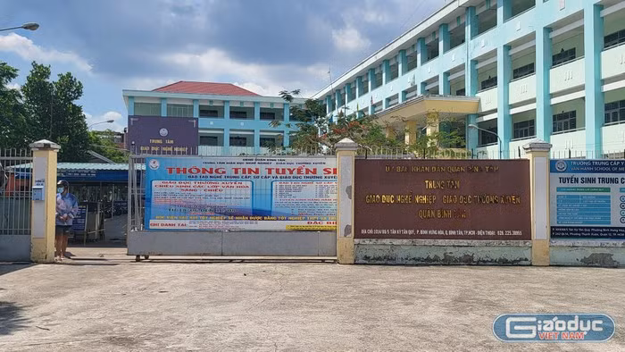 Trung tâm Giáo dục nghề nghiệp - Giáo dục thường xuyên Quận Bình Tân (ảnh minh họa: V.D)