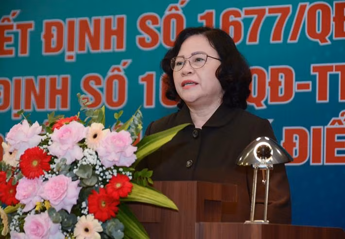 Thứ trưởng Ngô Thị Minh phát biểu kết luận hội nghị (Ảnh: moet.gov.vn)