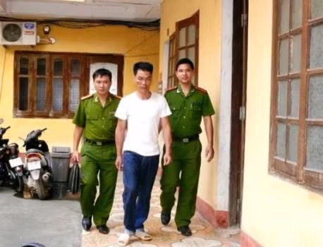 Lê Trọng Nhiêm tại Công an thành phố Thanh Hóa