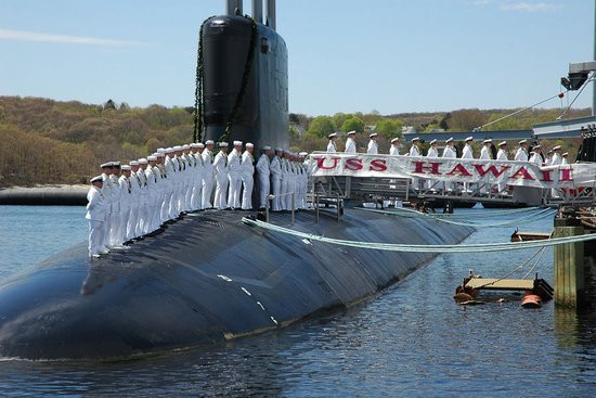Tàu ngầm hạt nhân tấn công USS Hawaii lớp Virginia Mỹ (ảnh minh họa) Tàu ngầm hạt nhân tấn công USS Hawaii lớp Virginia Mỹ (ảnh minh họa)