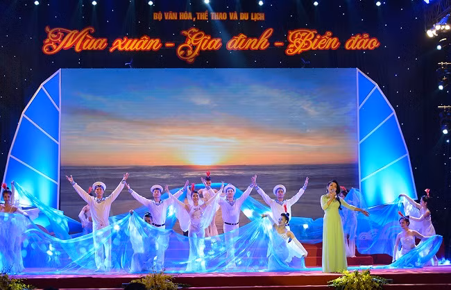 Tiết mục Văn nghệ của Chương trình về Chủ đề Biển đảo