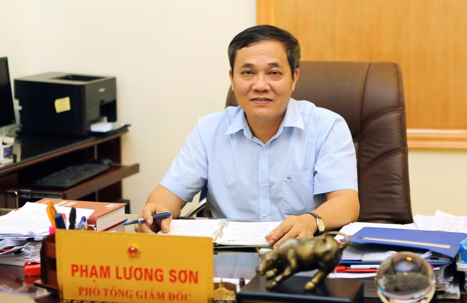Phó Tổng giám đốc Phạm Lương Sơn cho rằng, cách tính tỷ lệ hưởng lương hưu từ 1/1/2018 làm sao để không gây bức xúc trong xã hội. Ảnh: Bảo hiểm xã hội Việt Nam. Phó Tổng giám đốc Phạm Lương Sơn cho rằng, cách tính tỷ lệ hưởng lương hưu từ 1/1/2018 làm sao để không gây bức xúc trong xã hội. Ảnh: Bảo hiểm xã hội Việt Nam.