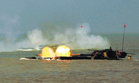 Hỏa lực chiến xa lội nước