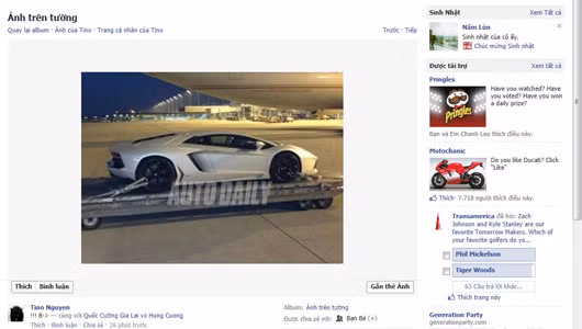 Facebook của Tino Nguyen, Quốc Cường Gia Lai và Hùng Cường đã đánh dấu chủ đề này.