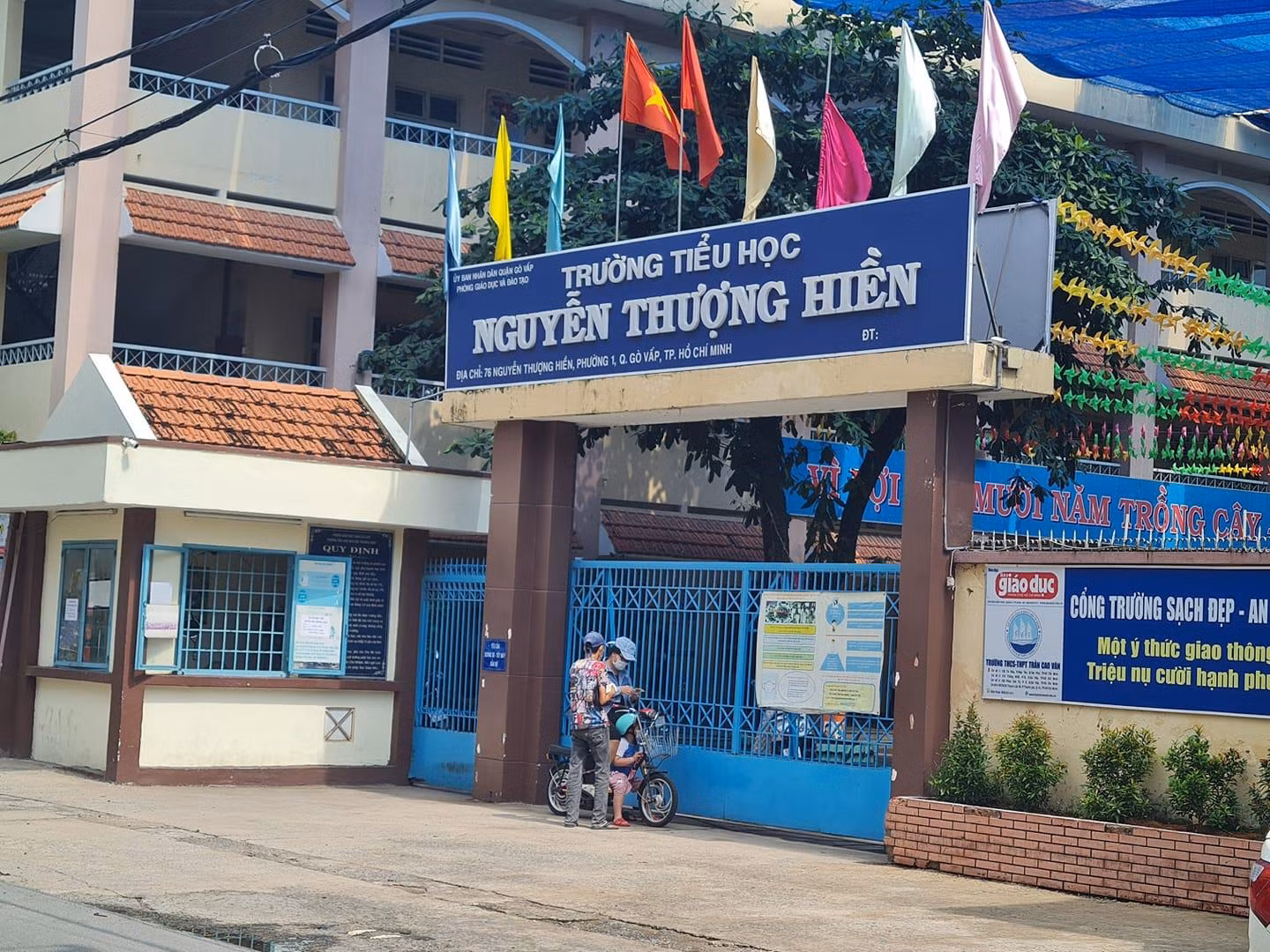 Trường Tiểu học Nguyễn Thượng Hiền, quận Gò Vấp, Thành phố Hồ Chí Minh (ảnh: P.L)