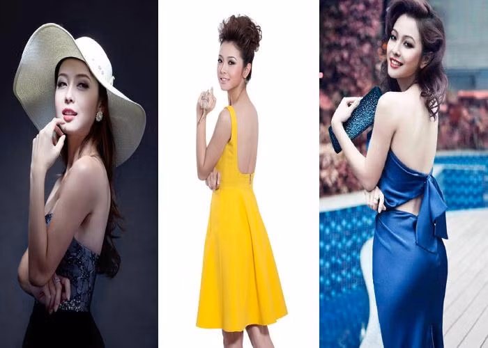 Khuôn mặt tươi tắn, đường cong tuyệt mỹ cùng nụ cười duyên dáng đã làm nên vẻ đẹp " trông mòn con mắt " của Jennifer Phạm.
