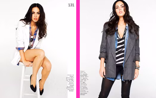 Phong cách biến hóa đa dạng chính là một trong những nét nổi bật làm nên tên tuổi Megan Fox. (Ảnh: OK) Xem thêm: Mặc đẹp như sao Hollywood/ Bộ sưu tập váy xinh chào hè 2012.