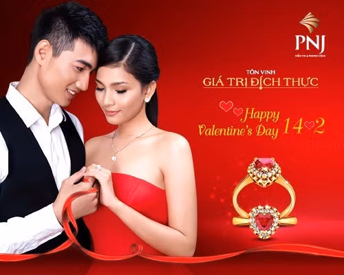 PNJ tung ra bộ sưu tập cho dịp Valentine năm nay.