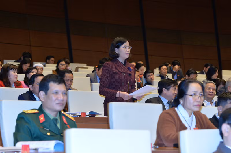 Đại biểu Quốc hội Bùi Thu Hằng (Phó Giám đốc Sở y tế tỉnh Hòa Bình) Đại biểu Quốc hội Bùi Thu Hằng (Phó Giám đốc Sở y tế tỉnh Hòa Bình)