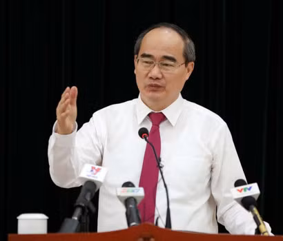 Ông Nguyễn Thiện Nhân Ủy viên Bộ Chính trị, Bí thư Thành ủy Thành phố Hồ Chí Minh, Chủ tịch Ủy ban Trung ương Mặt trận Tổ quốc Việt Nam (ảnh nguồn Vietnamnet.vn).