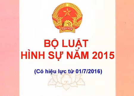Bộ luật Hình sự năm 2015 điển hình cho sai sót trong xây dựng văn bản quy phạm pháp luật (ảnh nguồn qdnd.vn).