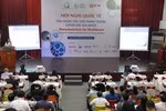 Các nhà khoa học quốc tế chia sẻ về những ứng dụng công nghệ nano trong lĩnh vực chăm sóc sức khỏe. Ảnh: AN Các nhà khoa học quốc tế chia sẻ về những ứng dụng công nghệ nano trong lĩnh vực chăm sóc sức khỏe. Ảnh: AN