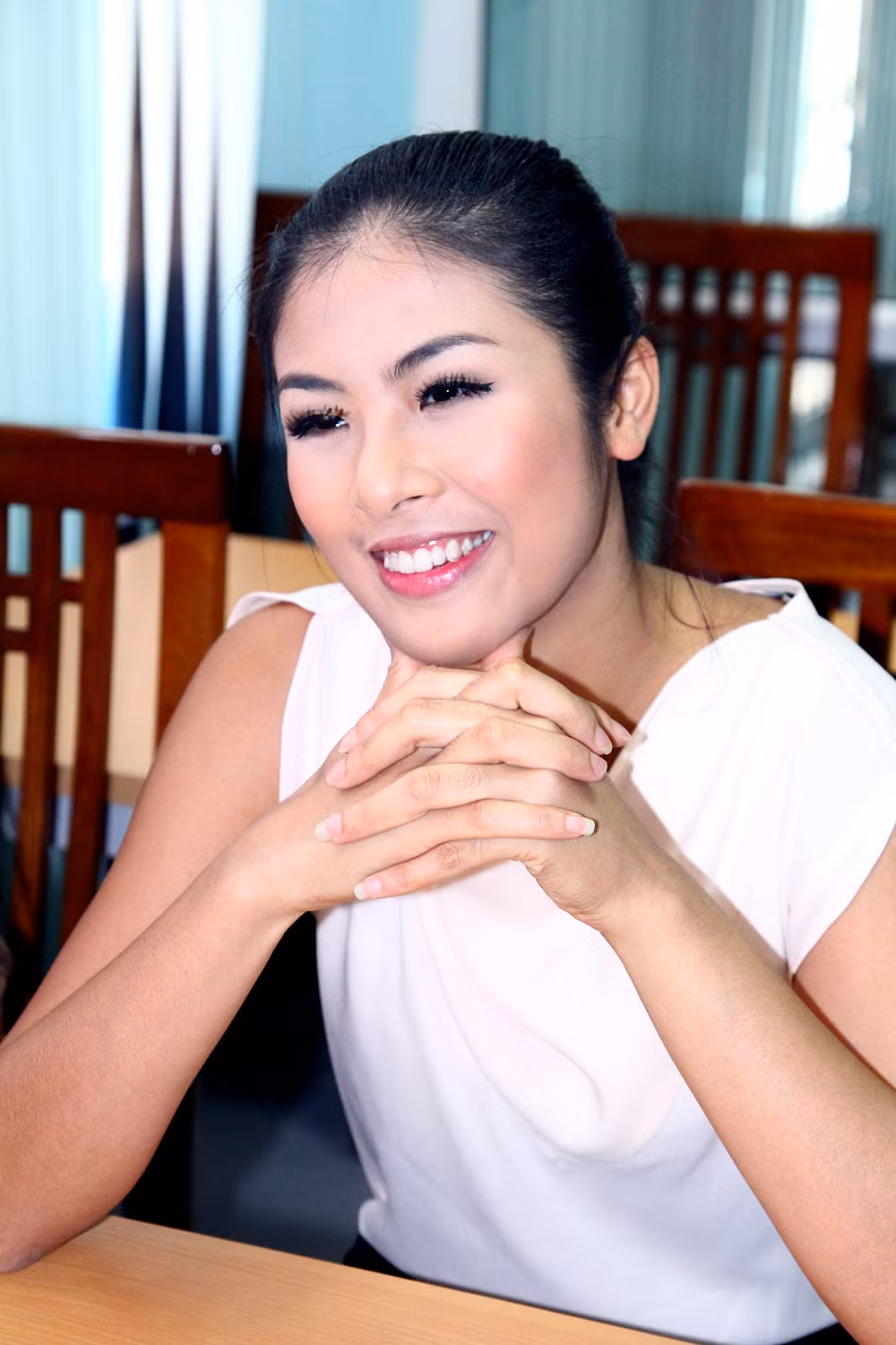 Ngày còn bé, Ngọc Hân từng phải vào viện điều trị nên rất hiểu cảm giác "thèm" đi học của các bệnh nhân nhí.