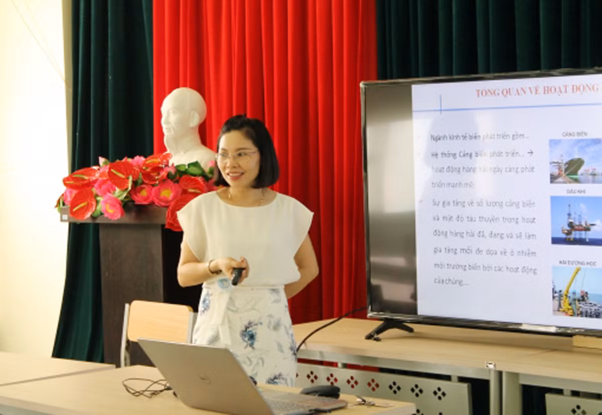 Nữ giảng viên có nhiều đề tài nghiên cứu khoa học