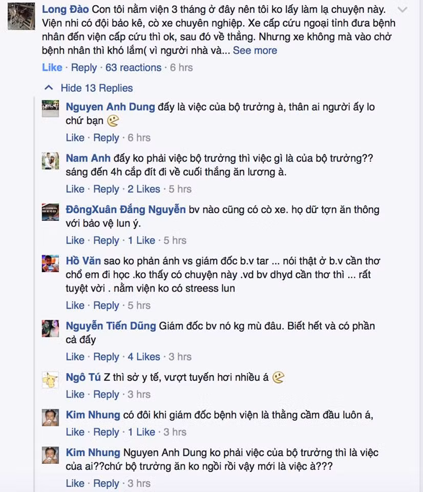 Thông tin trên trang Facebook chính thức của Bộ trưởng Tiến nhưng sau đó đã được gỡ bỏ.