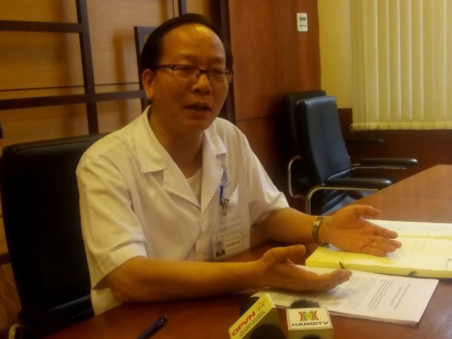 Ông Trần Minh Điển, Phó giám đốc Bệnh viện Nhi Trung ương