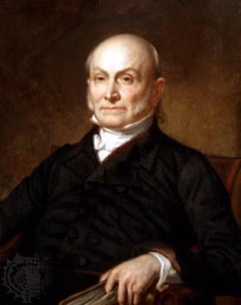 Vị tổng thống thứ hai tốt nghiệp Harvard chính là con của John Adams: John Quincy Adams (lịch sử của Harvard ghi lại rất nhiều bà con họ hàng nhà Adams học ở đây). Ông từng làm luật sư, Bộ trưởng Bộ Ngoại giao và có một nếp sống rất giản dị. Nhưng cả hai bố con mang thương hiệu Harvard này đều chỉ giữ chức vụ Tổng thống trong một nhiệm kì.