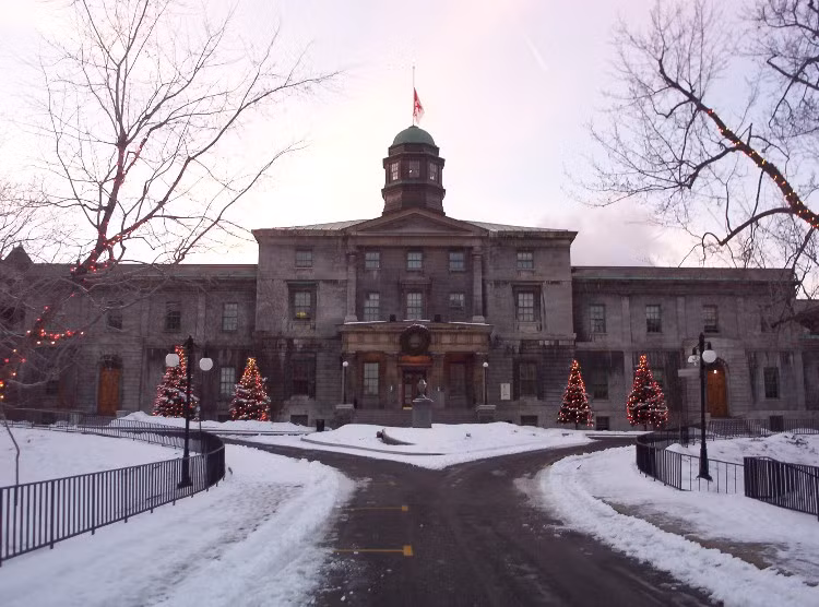 26. McGill University. Trường Đại học McGill là một trường đại học công nằm ở thành phố Montreal, bang Quebec của Canada. Luôn chiếm thứ hạng cao trong các bảng xếp hạng trường đại học quốc tế của các tổ chức và tạp chí nổi tiếng như Liên minh châu Âu, Gourman Report, Princeton Review và The Times Higher Education Supplement, Trường Đại học McGill được xem là một trong những trường đại học tốt nhất ở Canada và trên thế giới. 26. McGill University. Trường Đại học McGill là một trường đại học công nằm ở thành phố Montreal, bang Quebec của Canada. Luôn chiếm thứ hạng cao trong các bảng xếp hạng trường đại học quốc tế của các tổ chức và tạp chí nổi tiếng như Liên minh châu Âu, Gourman Report, Princeton Review và The Times Higher Education Supplement, Trường Đại học McGill được xem là một trong những trường đại học tốt nhất ở Canada và trên thế giới.