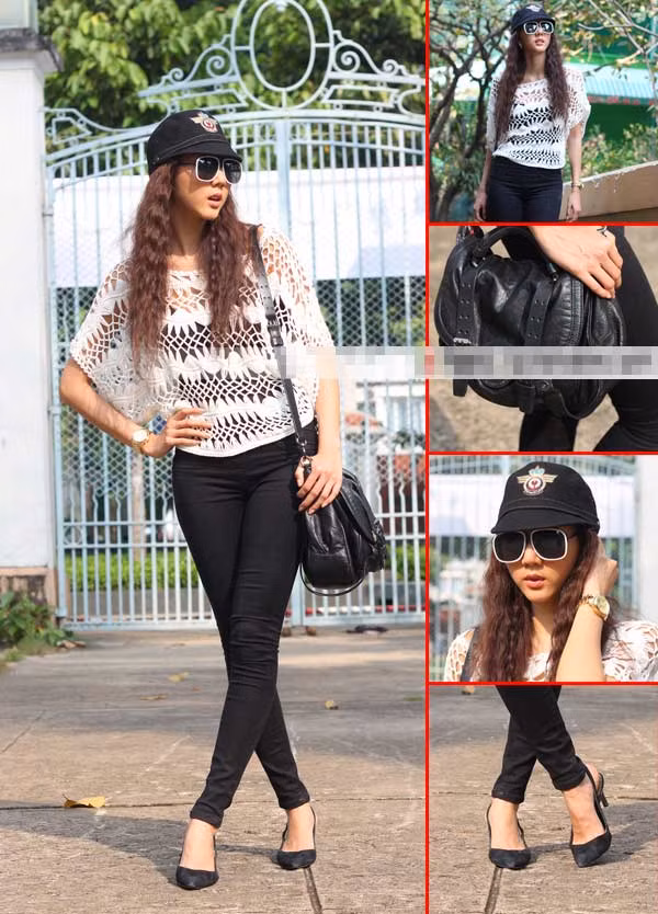 Chiếc áo lưới tinh nghịch tạo nên phong cách trẻ trung trên phố Chiếc áo lưới tinh nghịch tạo nên phong cách trẻ trung trên phố