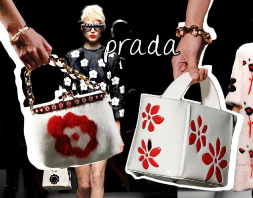 Cảm hứng Á Đông với những họa tiết len lỏi vào tận những thiết kế của Prada.
