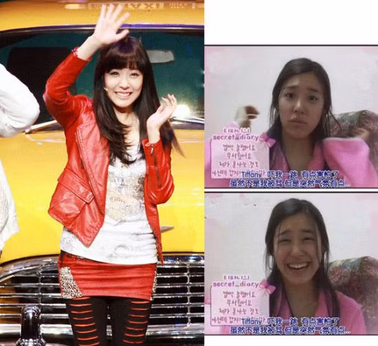 Tiffany (SNSD) hầu như vẫn xấu hổ khi nhìn hình ảnh mặt mộc của mình. Sự khác biệt là một trời một vực.