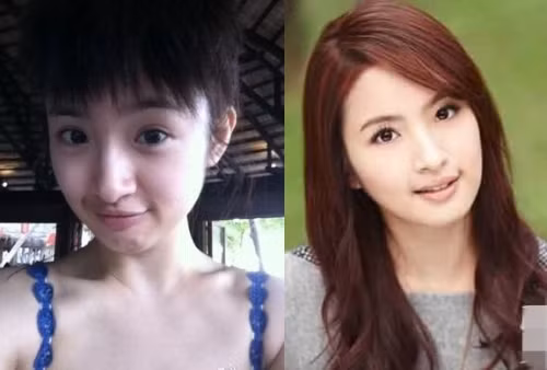 Lâm Y Thần khoe gương mặt hầu như không trang điểm và tạo dáng cực cute của mình trên Weibo.