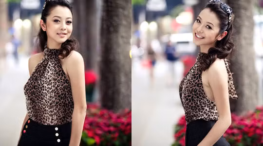Jennifer Phạm sành điệu với chiếc áo yếm da báo cách tân...