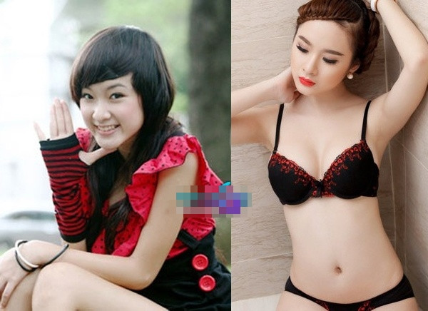 Đã xa thời giản dị, mộc mạc, Angela Phương Trinh bây giờ đã rất nhiều lần 'khoe thân' trong những shoot hình bikini.