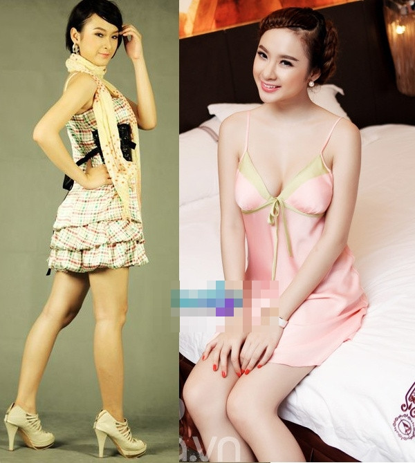 Phong cách của Angela thay đổi hoàn toàn.
