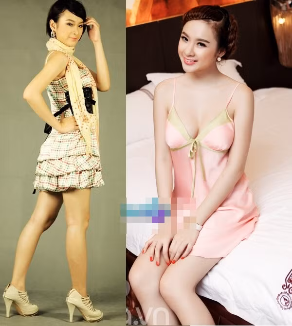 Phong cách của Angela thay đổi hoàn toàn.