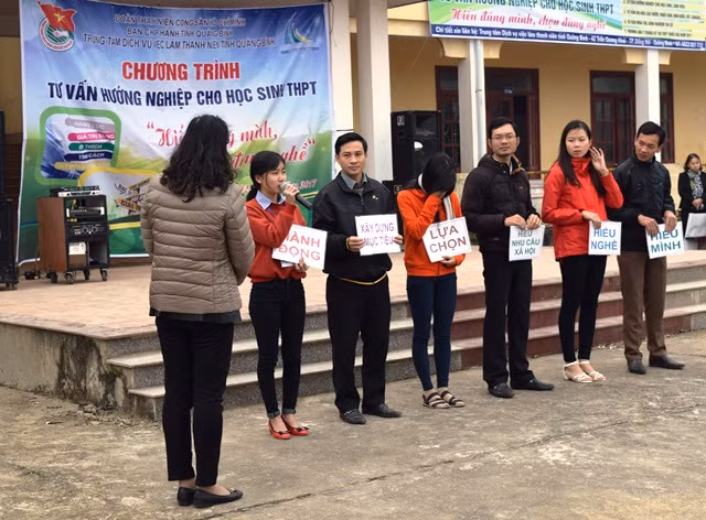 Chọn ngành, nghề là quyết định ảnh hưởng rất lớn đến tương lai của các em học sinh sau này. (Ảnh: Thủy Phan)