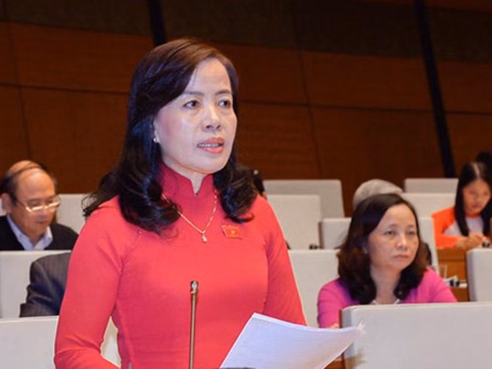 Đại biểu Quốc hội Nguyễn Thị Kim Thúy (Đoàn Đại biểu Quốc hội thành phố Đà Nẵng) Ảnh: Quochoi.vn.