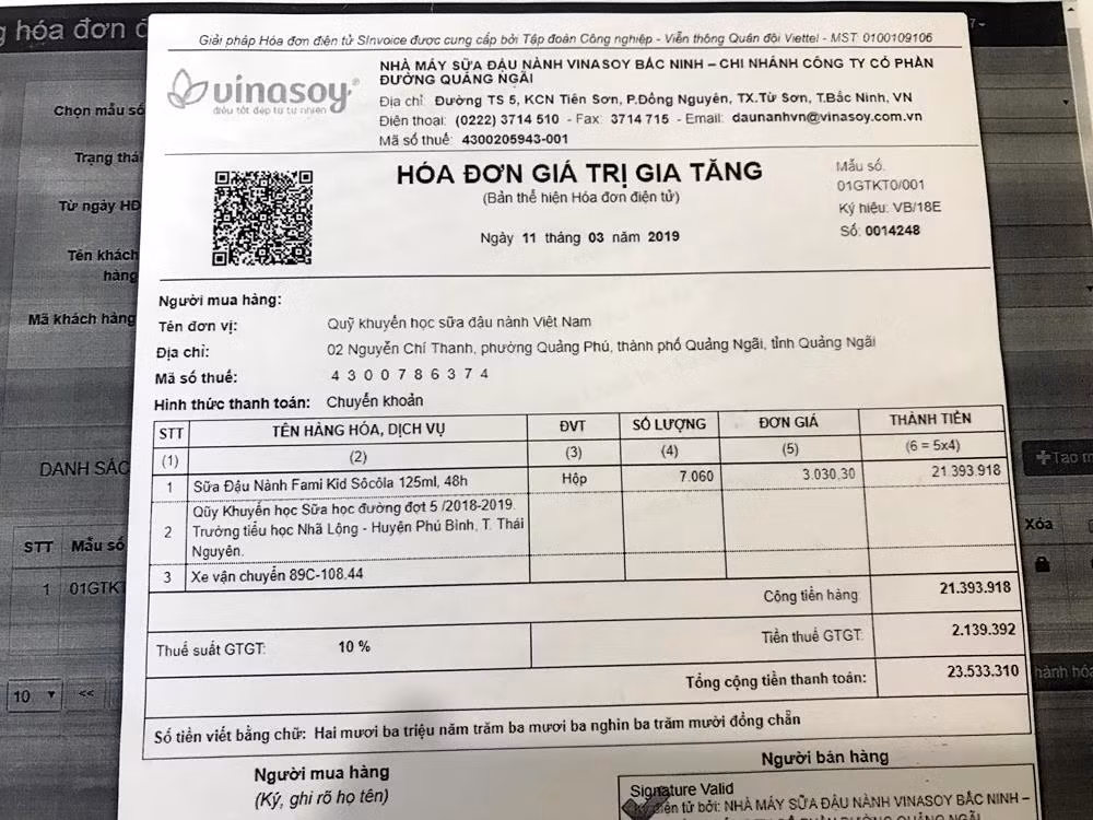 Tỉnh Thái Nguyên lấy căn cứ nào để đưa sữa đậu nành Fami Kid về 61 trường Tiểu học tại 3 huyện là Đại Từ, Phú Bình và Thị xã Phổ Yên? Ảnh: Tùng Dương. Tỉnh Thái Nguyên lấy căn cứ nào để đưa sữa đậu nành Fami Kid về 61 trường Tiểu học tại 3 huyện là Đại Từ, Phú Bình và Thị xã Phổ Yên? Ảnh: Tùng Dương.