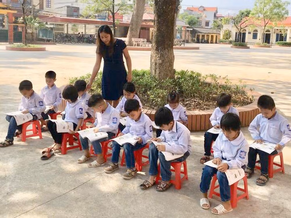 Theo cô Nếp: Người giáo viên giỏi là người phải biết khơi những cái đam mê của học sinh. Ảnh: Nhân vật cung cấp.