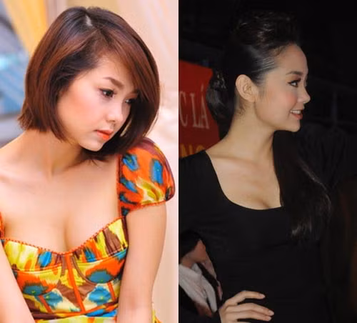 Ca sĩ Minh Hằng cũng đang dính vào nghi án phẫu thuật cằm. Xem thêm: Những điểm xấu "nho nhỏ" của Sao Việt/ Bật mí cách mix đồ cực đẹp và cá tính.