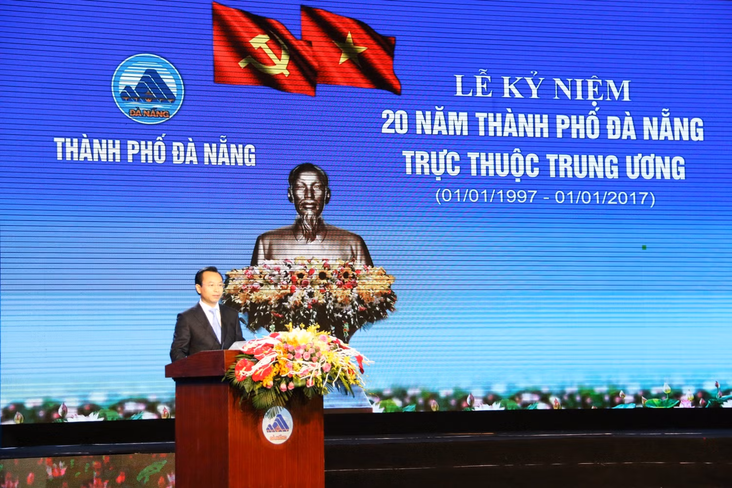Ông Nguyễn Xuân Anh, Bí thư Thành ủy Đà Nẵng khẳng định sẽ đưa thành phố phát triển nhanh hơn, bền vững hơn. Ảnh: K.H Ông Nguyễn Xuân Anh, Bí thư Thành ủy Đà Nẵng khẳng định sẽ đưa thành phố phát triển nhanh hơn, bền vững hơn. Ảnh: K.H