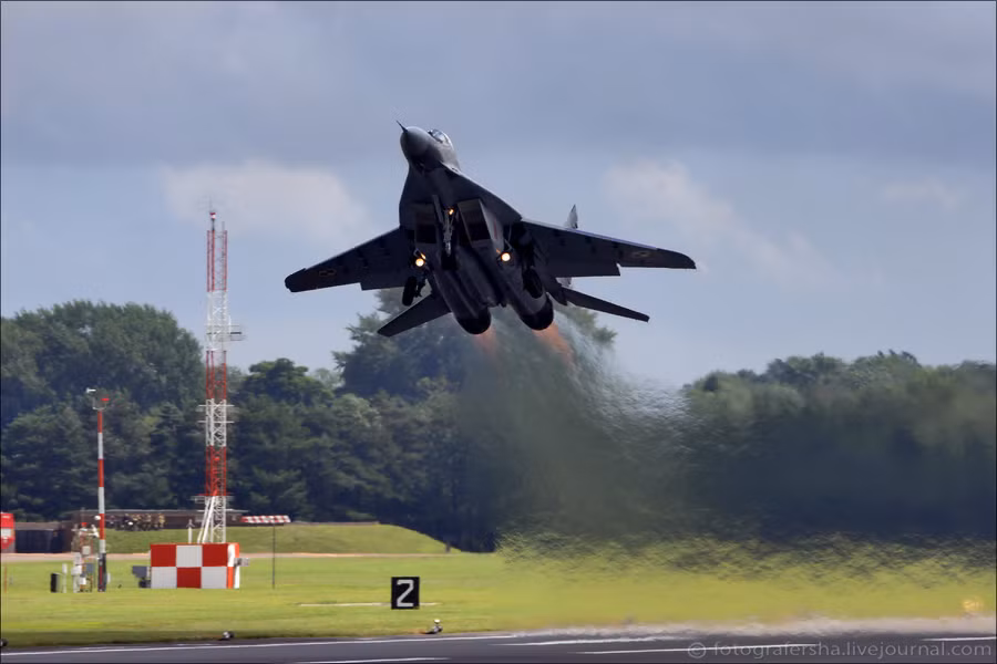 Tiêm kích MiG-29 của Không quân Ba Lan.