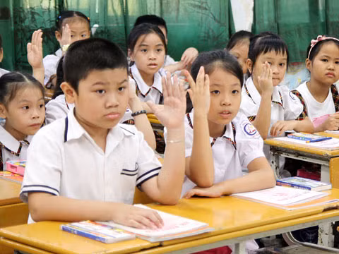 Số lượng học sinh giỏi chiếm tỷ lệ ngót nghét 100%, Ảnh radiovietnam.vn