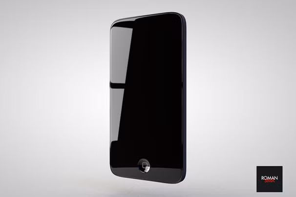 6. iPhone 5 bóng loáng - Khái niệm iPhone 5 bóng loáng của nhà thiết kế Roman Sima (Moldavia) cho thấy một chiếc iPhone được phủ nhựa, có thể làm cho thiết bị nhẹ hơn.
