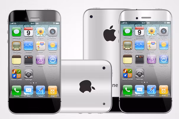 10. iPhone 5 cong - Ý tưởng iPhone 5 này của nhà thiết kế Pietro Schirano được ông lấy cảm hứng từ những tin đồn về iPhone 5 hiện tại.