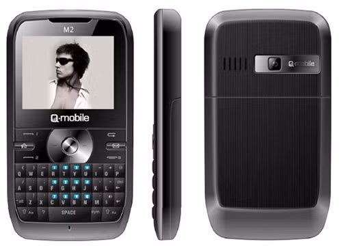 Q-mobile M2 kiểu phím QWERTY có giá chưa đến 1 triệu đồng.